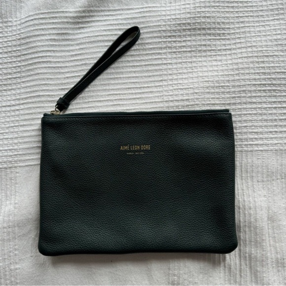 ALD Small Leather Pouch Botanical Green - Picture 4 of 9